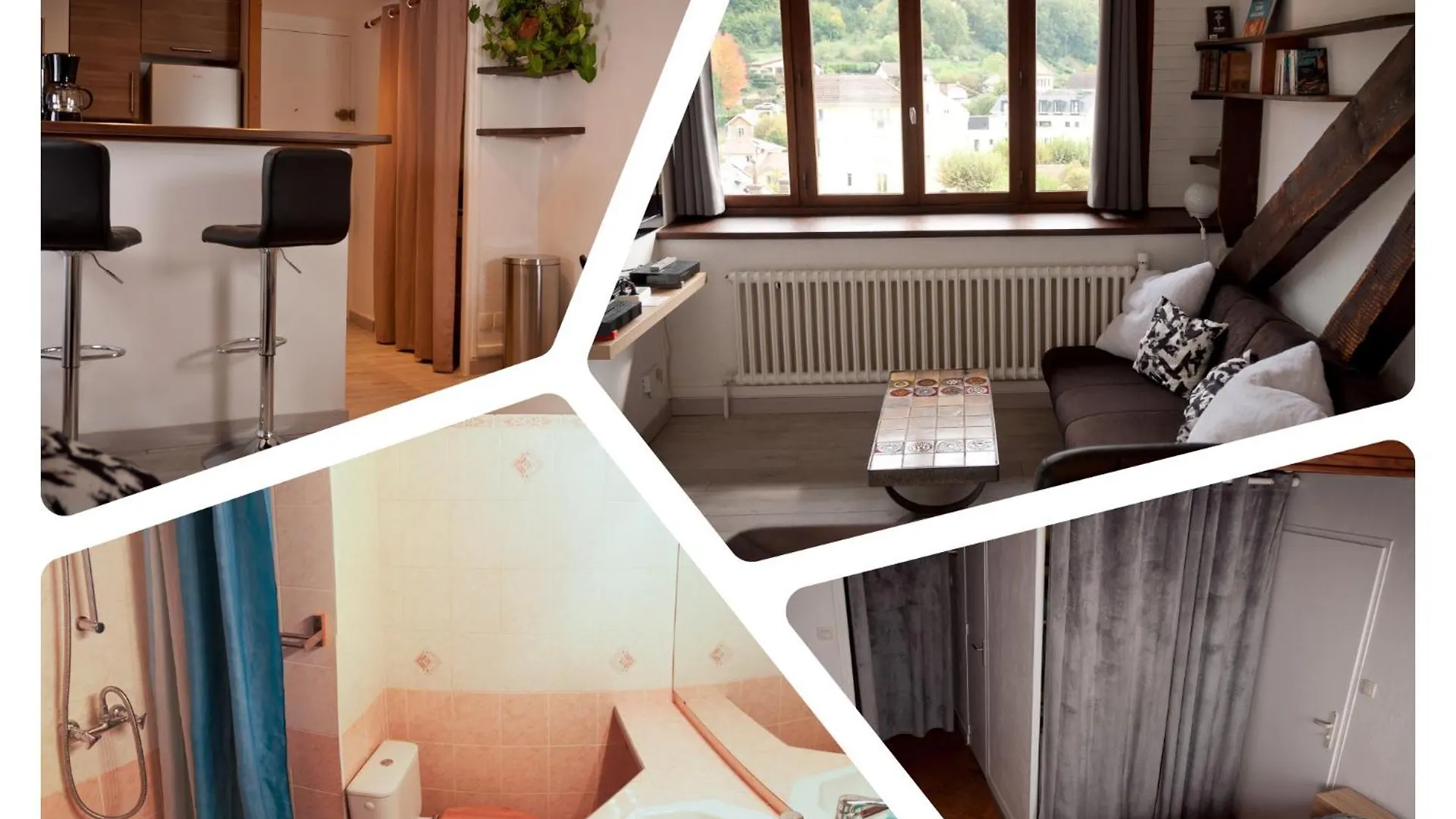 Le T2 Douillet D'Uriage - Residence Le Louvre - Uriage- Proche Chamrousse - Jusqu'A 3 Personnes - Cure Thermale - Montagnes Et Lacs Vaulnaveys-le-Haut 0*,